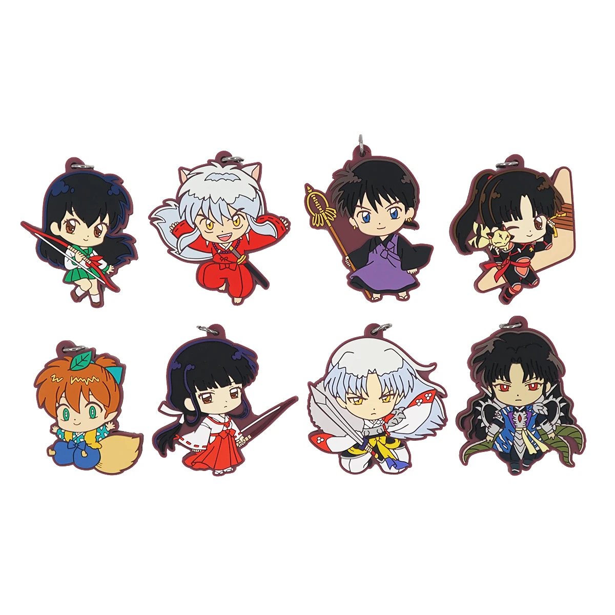 Брелок для ключей Inuyashas с аниме Higurashi Kagome Sesshoumaru Miroku Sango Kikyo Naraku | Украшения и