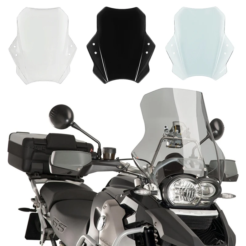 Wind Deflector Windshield DL650 DL1000 Motorcycle Windscreen Windshield Wind Deflector Protector Shield Screen For S&uzuki V-strom DL 650 1000 Motorcycle Windshield ( Color : Clear DL650 12-16