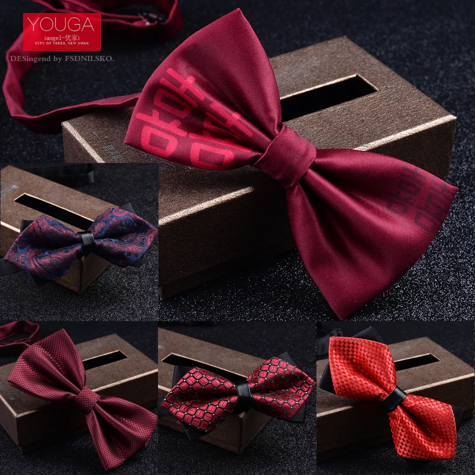 Галстук-бабочка мужской свадебный стандартный галстук-бабочка для жениха