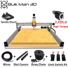 Высокоточный свинцовый фрезерный станок с ЧПУ механический набор DIY CNC гравер мельница с монтажным комплектом с 4 шт 2.45N.m Nema23 шаговый двигатель