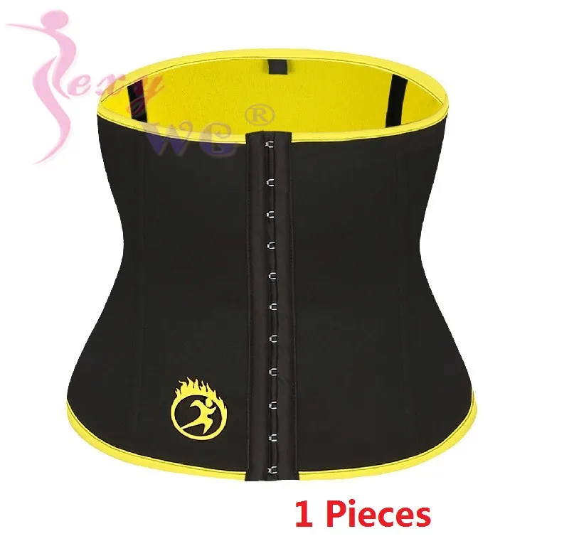 black 1 piece SEXYWG для похудения Поясничный тренажер для мужчин поясничная поддержка спины Спортивная фигурная скобка спортивный пояс неопреновый формирователь тела гимнастический ремень для йоги поясной Cincher - Цвет: black 1 piece