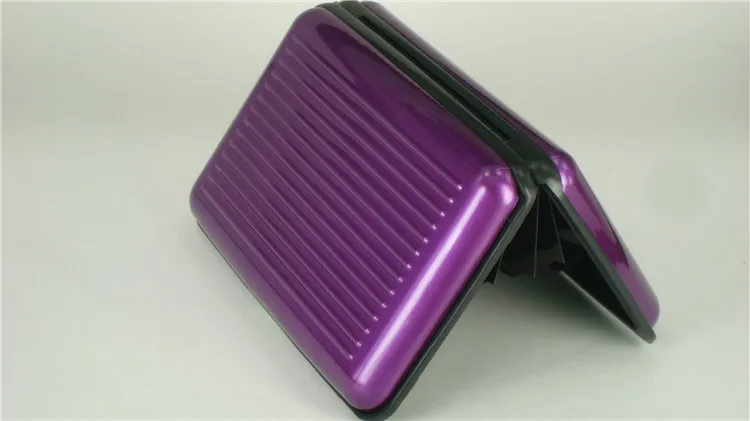 Anti Rfid Wallet Blocking Reader Lock Bank Card Holder Id Bank Card Case Protection Metal Credit NFC Holder Aluminium