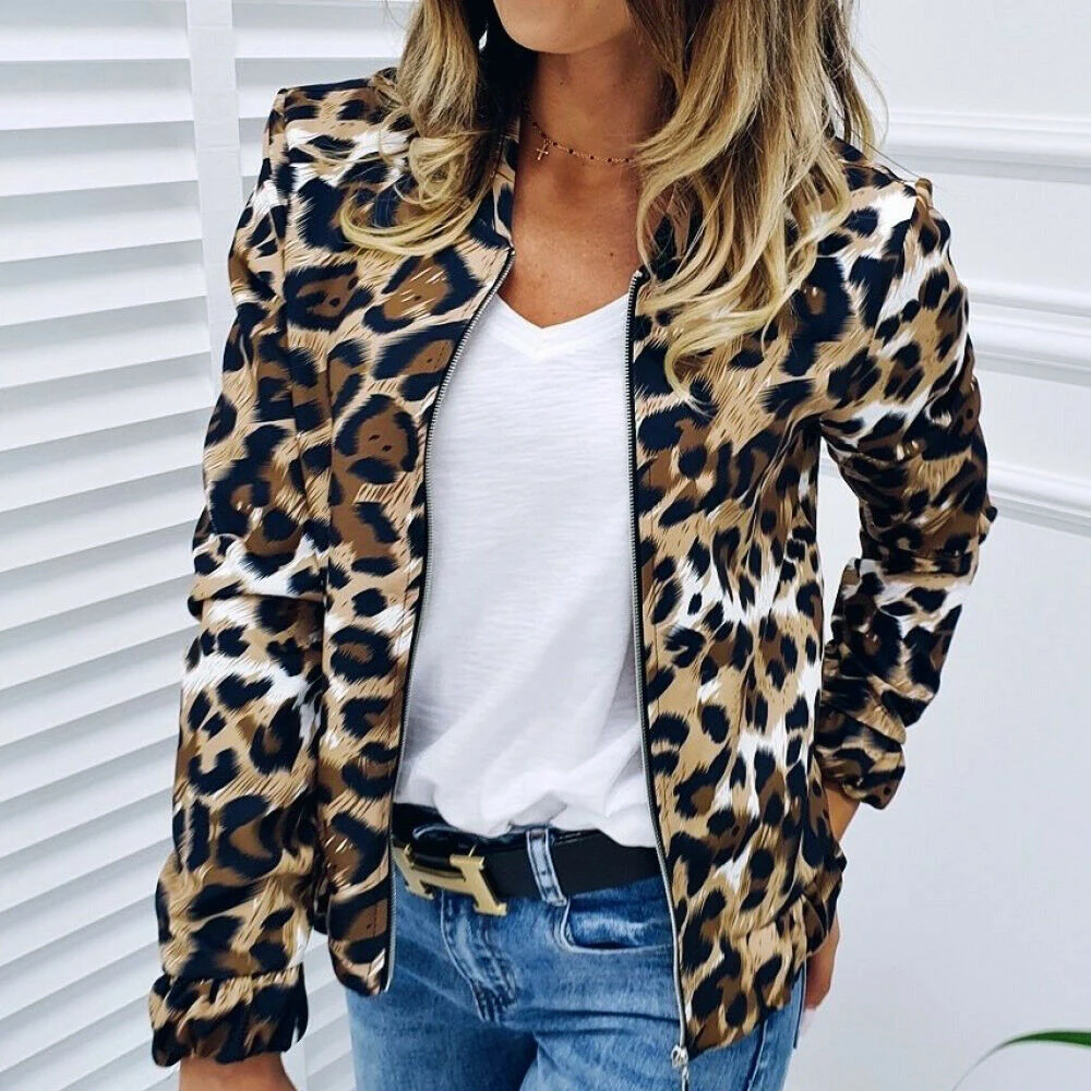 leopard print jackets