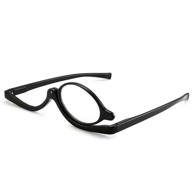 JM Makeup Reading Glasses Magnifying Flip Down Cosmetic Readers for Women black