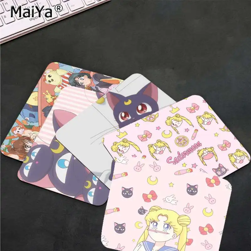 

MaiYa Hot Sales Aesthetics Sailor Moon cat Beautiful Anime Mouse Mat Top Selling Wholesale Gaming Pad mouse