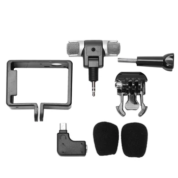 

Frame Housing Case + External Microphone + Adapter Kit for GoPro Hero 3 3- 4