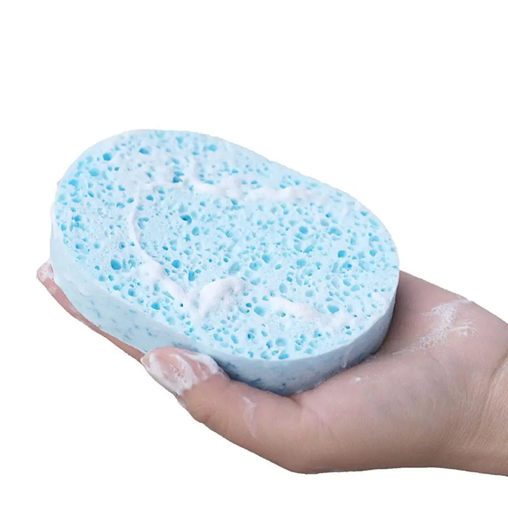 2Pcs Makeup Cosmetic Sponge VIBRANT GLAMOUR Natural Plant Fiber Face Puff Cleanse Washing Sponge Exfoliator Cleansing Spong Puff