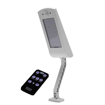 

5000Mah Outdoor Solar Light with 66Pcs Led 1000Lm Adjustable Angle Wireless Motion Sensor Color Adjustable Garden Light White