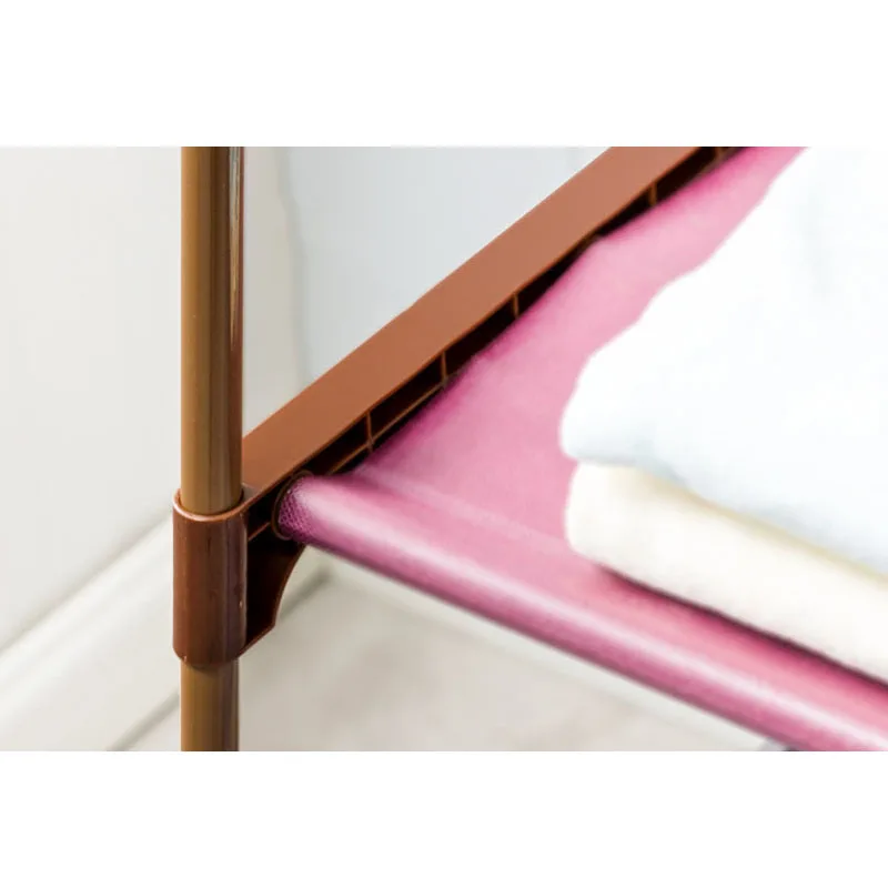 Magic Union Bedroom Triangle Coat Rack Removable Clothes Hangers Floor Standing Coat Rack With Wheels Clothes Storage Shelf
