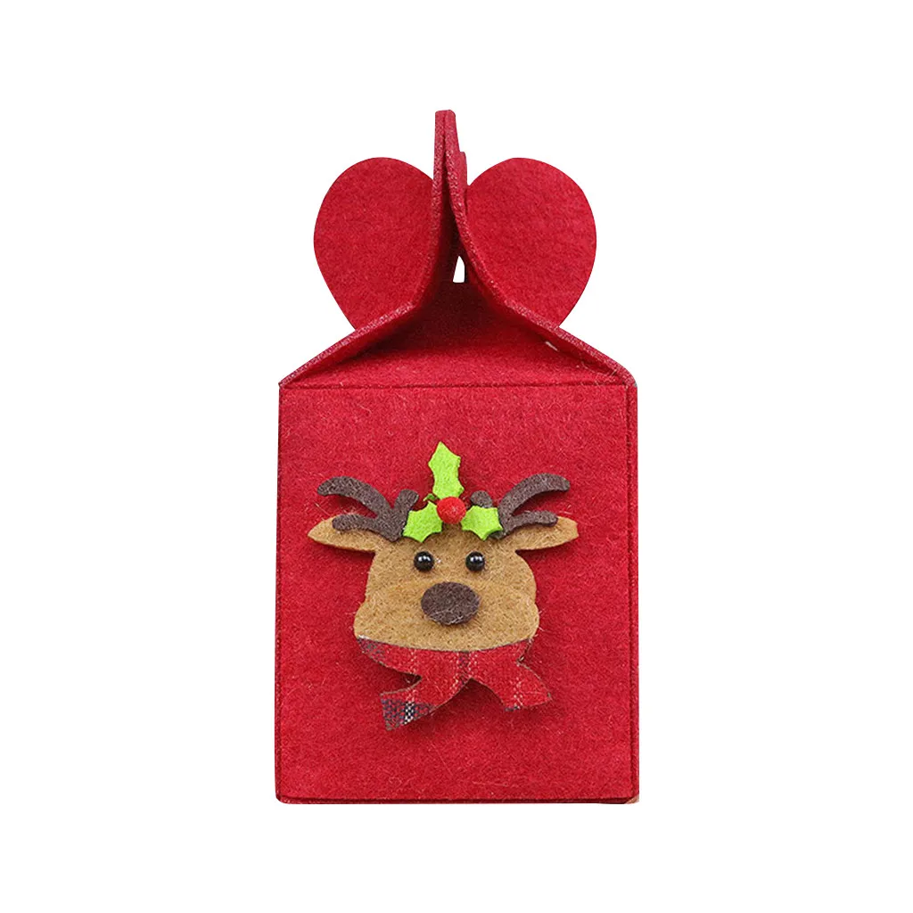 Christmas Gift Bags Foldable Candy Gift Bag Non-woven Decoration Gift Bag Christmas Decorations For Home#3s - Цвет: C
