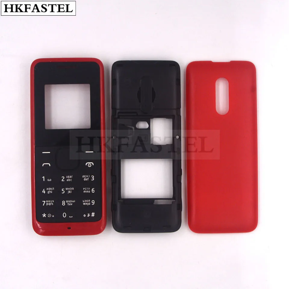 Hkfatel высококачественный корпус новый для Nokia 105 2013 полный мобильный телефон чехол
