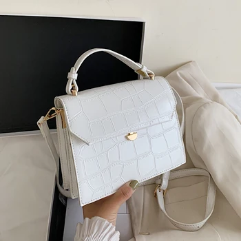 

Stone Pattern Small PU Leather Crossbody Bags for Women 2020 Summer Simple Shoulder Bags Handbags Travel Cross Body Bag