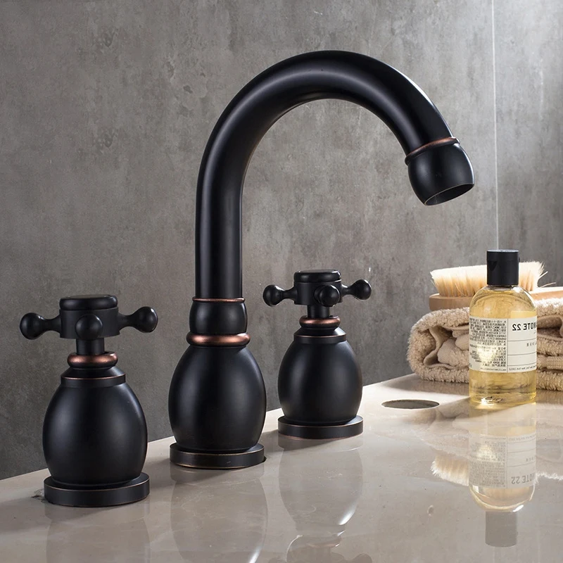 

Best Hot and Cold Water Kitchen Sink Faucet Copper Water Mixer Tap