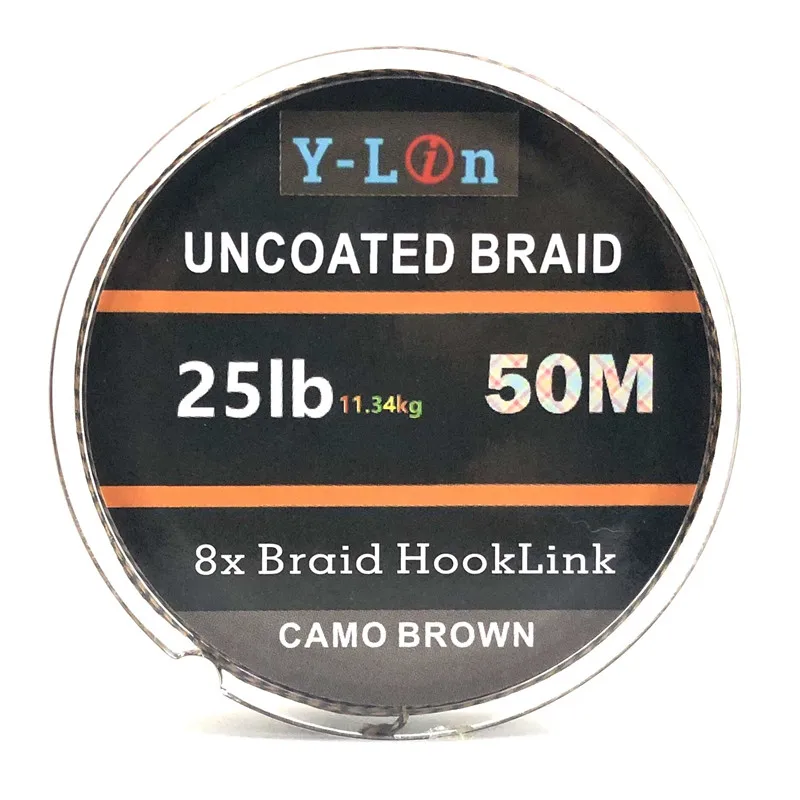 50 متر 8 حامل التمويه الكارب خيط صنارة الصيد لينة...