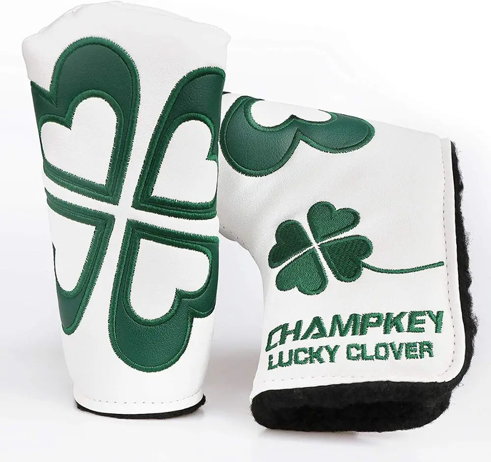 

1pc Golf Four-leaf Clover Putter Cover Headcover Golf Head Covers for Golf Blade Club Head