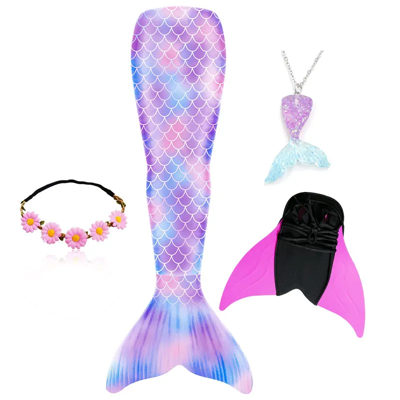 sexy costumes for women The Little Mermaid Tails Can Add Monofin Swimwear for Kids Adults Halloween Cosplay swimmable Bathing Suit Mermaid Costumes ninja costume women