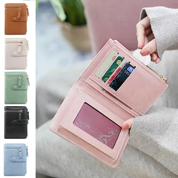 

Women Wallet Female Short Folding Multi-function Clutch Bag Small Wallet Cards Holder H66