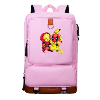 

Deadpool printed backpack mountaineering unisex travel backpack male outdoor sports camping hiking backpack school bag