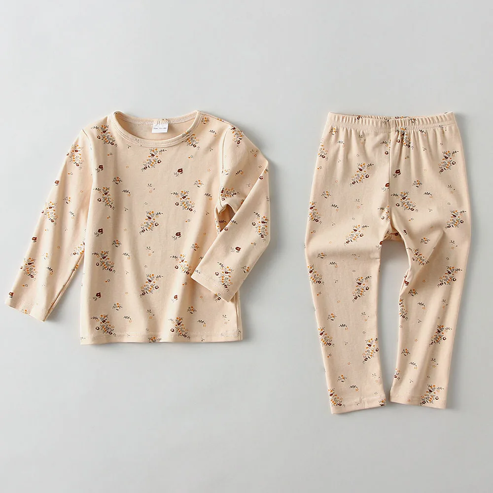 Children Pajamas Set Kids Baby Girl Boys Underwear Long Sleeve Sleepwear Kids Clothing Set Kids Pajamas Set Kids Pajamas Pajama Sets