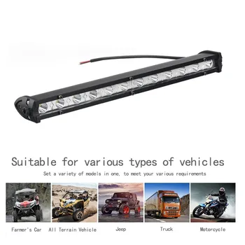 

LED Light Strip 36W Ultra Bright Light Bar with 12LED Light Bar for Car Tractor Boat OffRoad Off Road Truck SUV ATV Driving hot