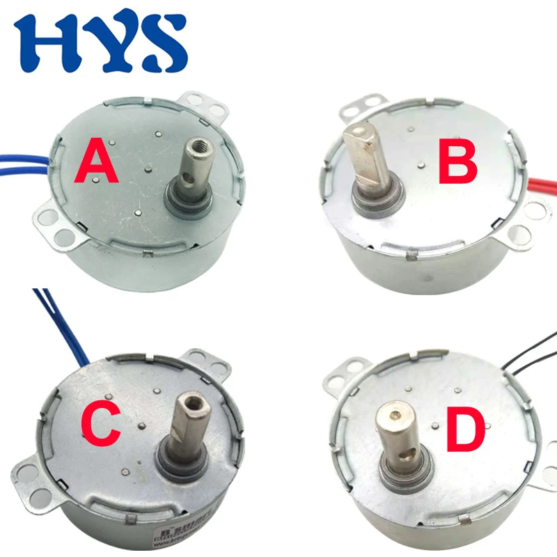 ac synchronous motor permanent magnet 4w 50 60hz ac110v 5v 6v 9v 12v 24v cw ccw tyc 50 tyc49 tyj50 50tyz electr robust turntable AC 220V-240V 100V-127V Permanent Magnet Synchronous Motor TYC-50 TYC49 TYJ50 50TYZ 4W Gear Reducer Speed CW CCW Turntable 110V