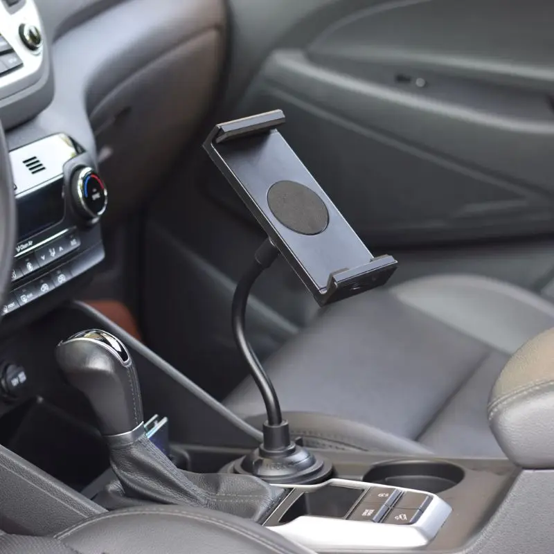 

Universal Gooseneck Adjustable Car Cup Holder Mount Cradle for iphone iPad Samsung Galaxy Xiaomi Huawei 5.5"-11" Cellphone