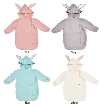 

Rabbit Ears Baby Sleeping Bag Newborn Swaddle Envelope Infant Stroller Blankets Fashionable Liberal and Lovely Appearance