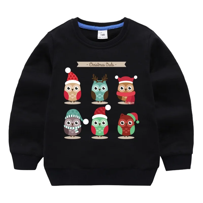 INPEPNOW Christmas Children's Sweatshirt for Girls Sweat Shirt Cotton Child Sweatshirt for Boys Baby Kids Hoodies Teens Clothes