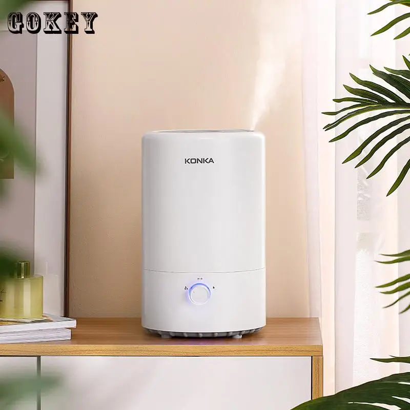 Evaporative Air Humidifier 4l Large Capacity Aromatherapy Machine Bedroom Living Room Desktop Home Purifier Antibacterial