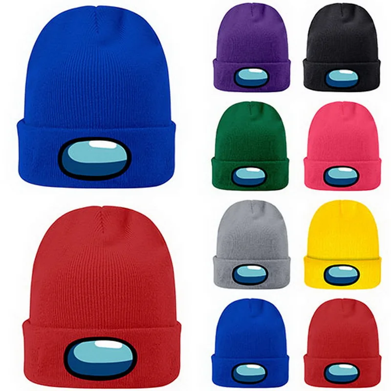 

Beanie Hats Winter Hot Game Among Us Knitted Hat Cap Model Hip Hop Keep Warm Beanies Hats