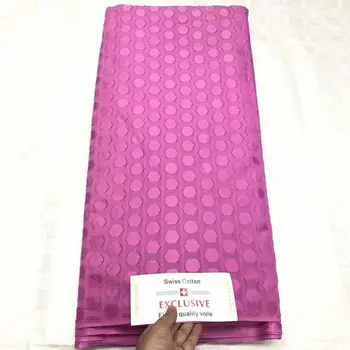 

New coming African cotton lace fabric elegant Swiss voile cloth for lady dress OCH79(5yards/lot)