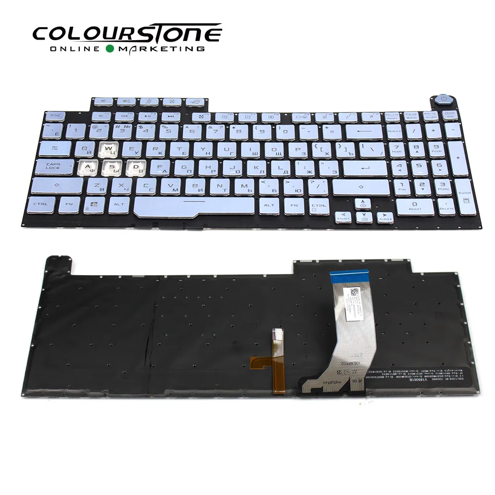 

G731 Russia Laptop Keyboard For ASUS ROG Strix G G731G731G G731GV G731GU G731GT G731GW with backlight RU keyboard