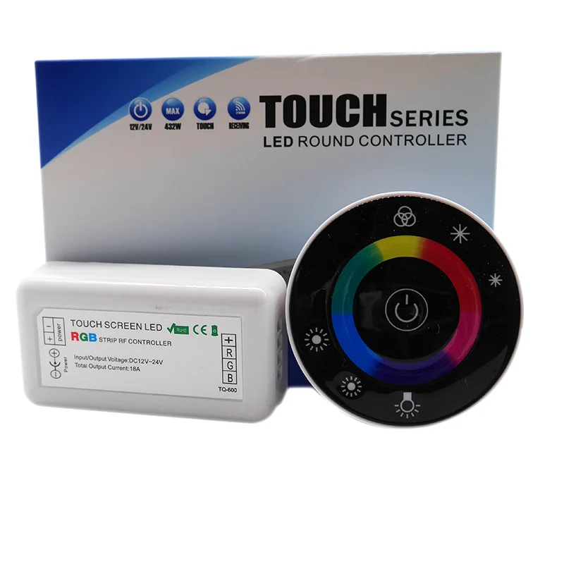 Светодиодная круглая сенсорная лента 7 клавиш 18 А 3528 2835 5050|Контролеры RGB| |