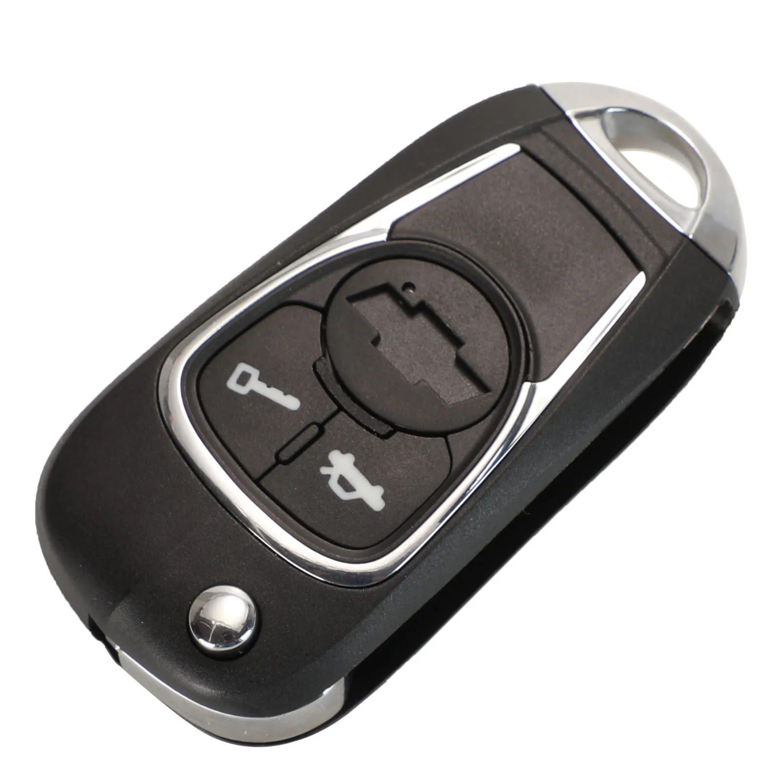 Jingyuqin модифицированный флип-ключ оболочки для шевролет Авео лова Epica парус 2 кнопки складной чехол для дистанционного ключа от машины левое/правое лезвие