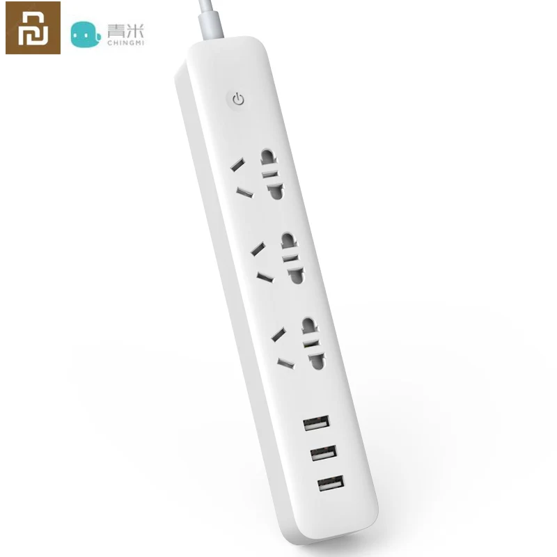 Розетка Youpin Qingmi для умного дома умная розетка Wi Fi беспроводной пульт