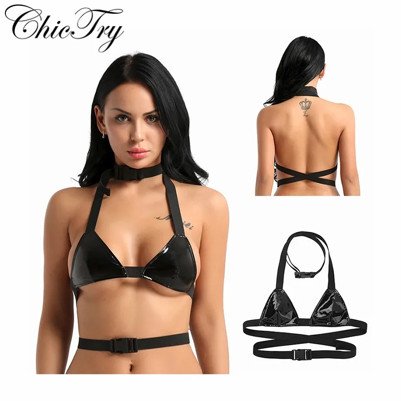 triangle bralette top