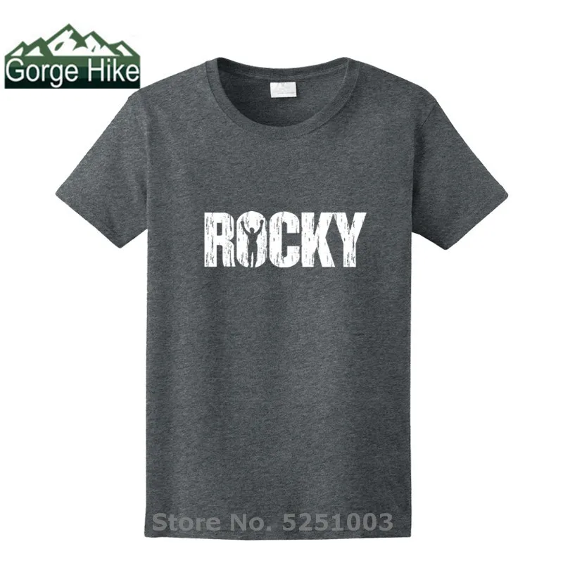 BALBOA ROCKY men t shirt 2020 summer new fashion casual short sleeve 100% cotton high quality hip hop style top tees S-3XL | Мужская