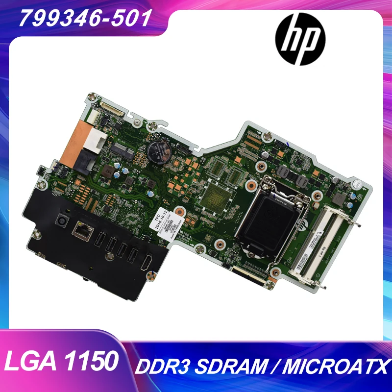 Для HP 23-Q 27-N 22-A113W 23-q113w series Материнская плата AIO DA0N61MB6G0 799346-501 799346-001 lga 1155 ddr3 100% тест |