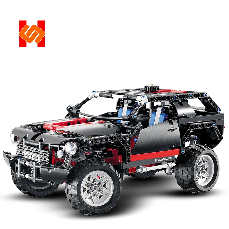 

2019 New DECOOL 3341 Compatible 8081 Technic Motor Extreme Cruiser SUV 589pcs Racing Car Model Building Block Christmas Toys