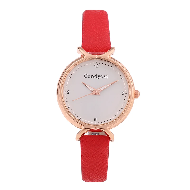 

Fashion Casual Leather Quartz Watches Women Analog Geneva Wristwatches Ladies Students Children Women Watches reloj mujer
