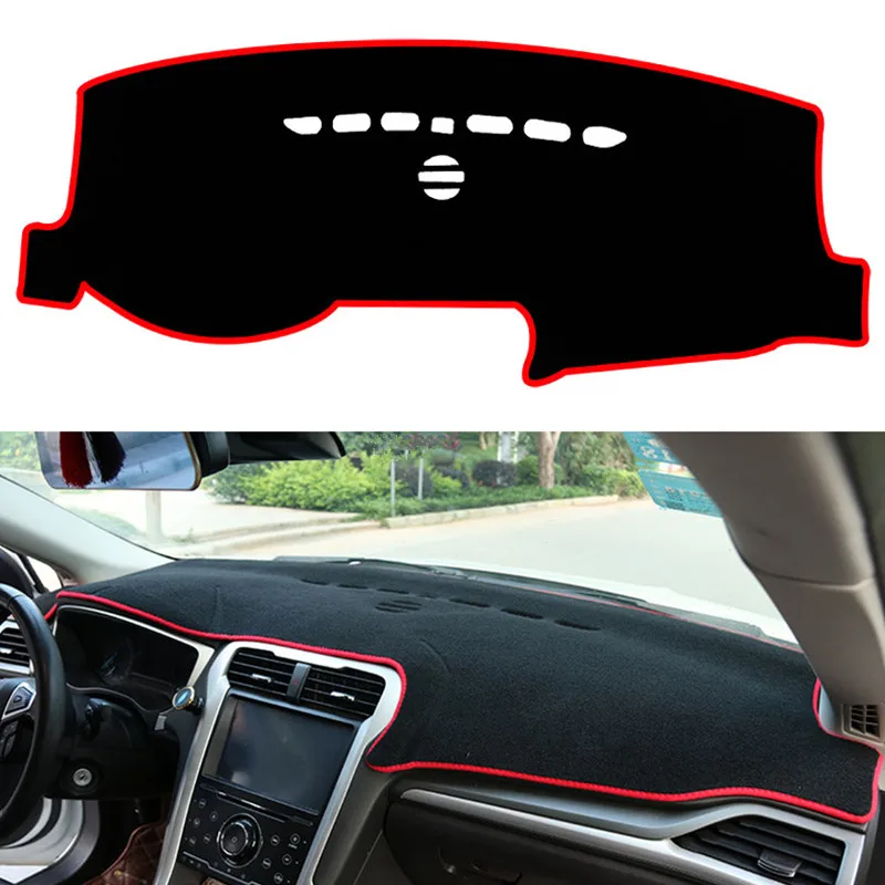 

For Ford Mondeo Fusion 2013-2017 2018 2019 Dashmat Dashboard Cover Mat Pad Dash Sun Shade Instrument Carpet Rug Car Accessories