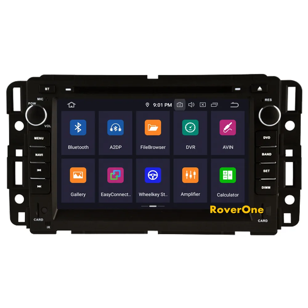 Perfect Car Multimedia Player for GMC Yukon XL Denali Acadia Sierra Outlook Vue Tahoe Android 9.0 Octa Core 4G+64G DVD Radio Navigation 6