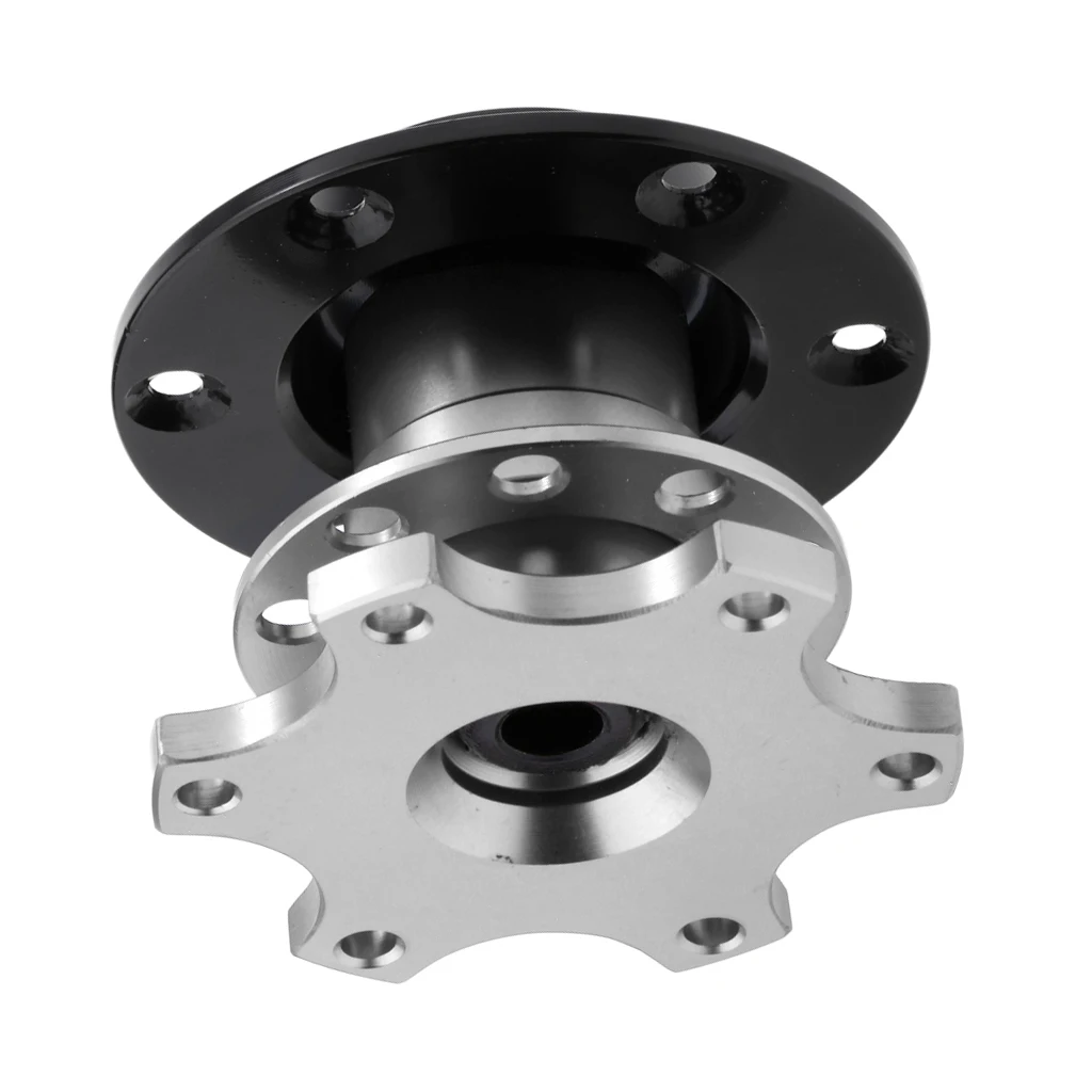 Universal Quick Release Snap Off Steering Wheel Boss Hub Race/Rally/Motorsport , Aluminum Alloy,  3.35x2.76 inch