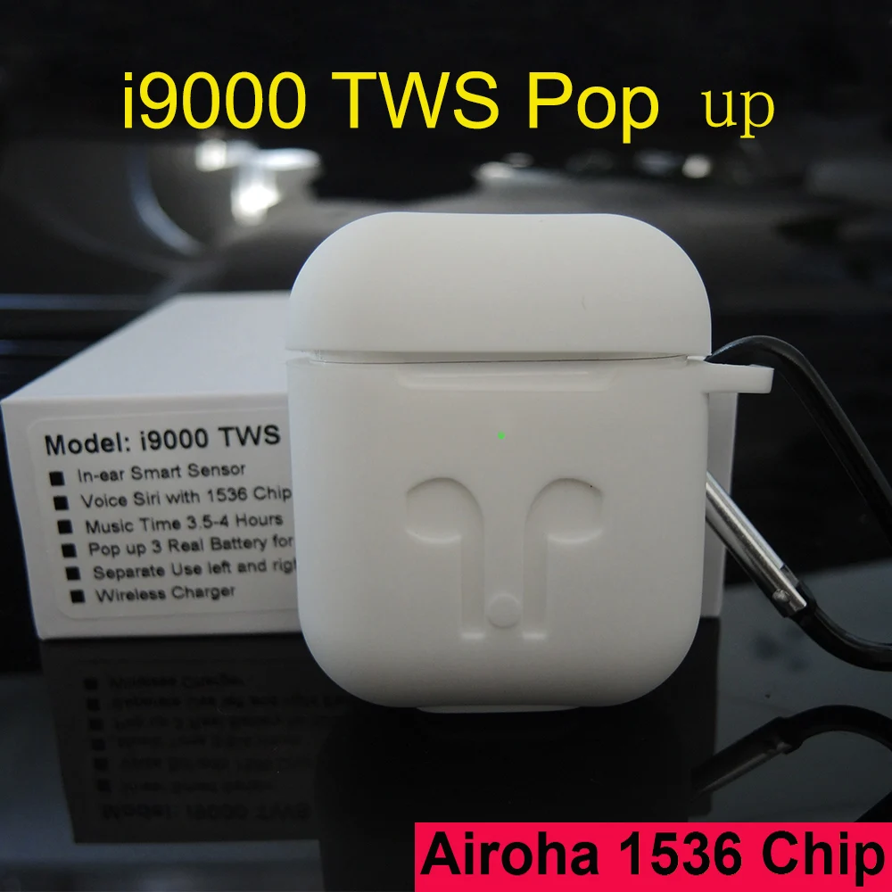 

i9000 TWS Wireless Earphone Pop up 1:1 Replica Air2 Smart Ear Sensor With Wireless Charging Bluetooth Earbuds PK i1000 i2000 TWS