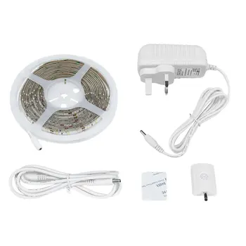 

ICOCO New 5M Waterproof IP66 Smart Touch Sensor LED Dimmable Cabient Lighting Kit LED Strip 300 LEDs 2A Sensor Lamp Hot Sale