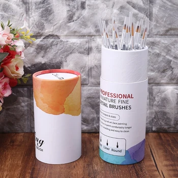 

15pcs Miniature Paint Brush Set Nylon Hair Acrylic Painting Thin Hook Line Pen