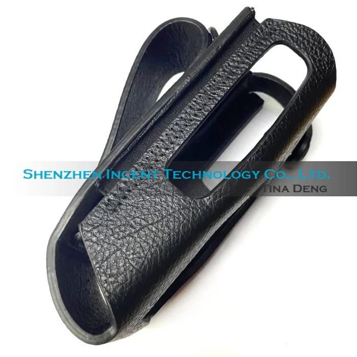 VOIONAIR Genuine Hard Leather Carrying Case For Two Way Radio GP338D GP338D+ XIRP8668