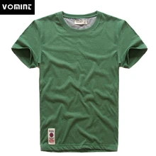 VOMINT, новинка, Мужская футболка с коротким рукавом, футболка с принтом, хлопок, много цветов, Необычные нити, футболка, мужская, цвет серый, зеленый, lblue