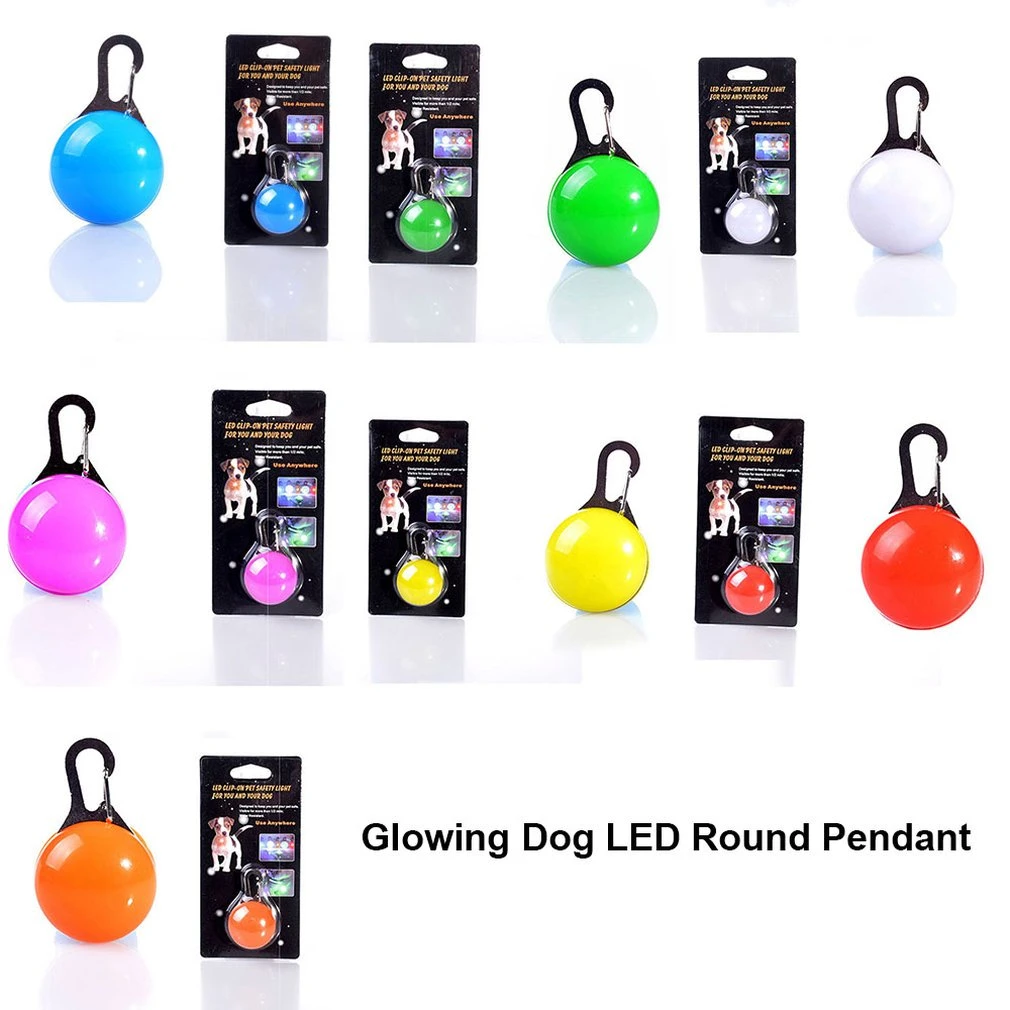 collares brillantes para perros y mascotas, redondos, Collar Led intermitente, Accesorios abalorios para mascotas| | -