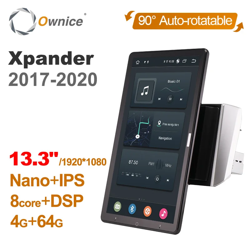 1920*1080 Ownice Android 10 0 для Mitsubishi Xpander 2017 - 2020 автомобильное радио мультимедийное видео